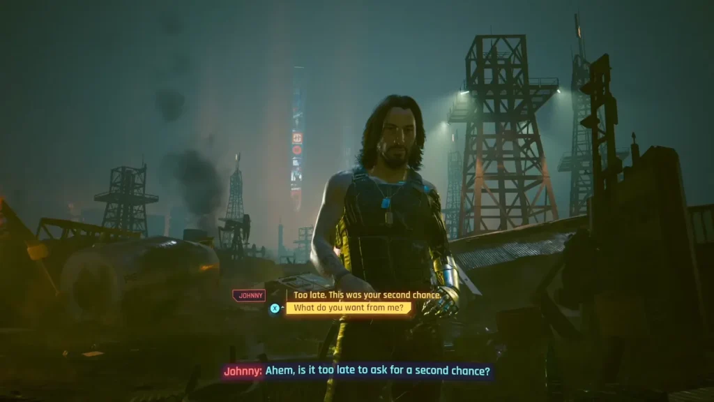Cyberpunk 2077 The Reaper Ending Johnny Silverhand 1