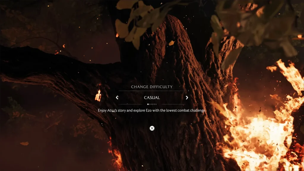 ghost of yotei casual difficulty guide