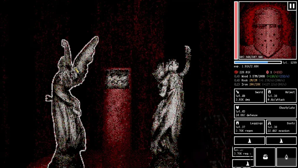 Angel Statues on horripilant