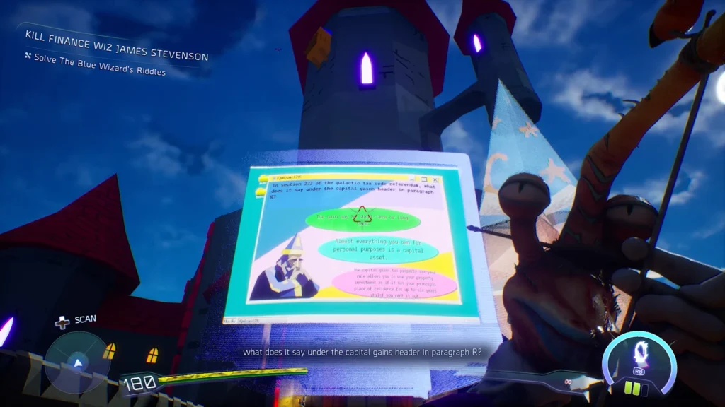 High on life 2 Blue Wizard Answers
Riddle Number 1