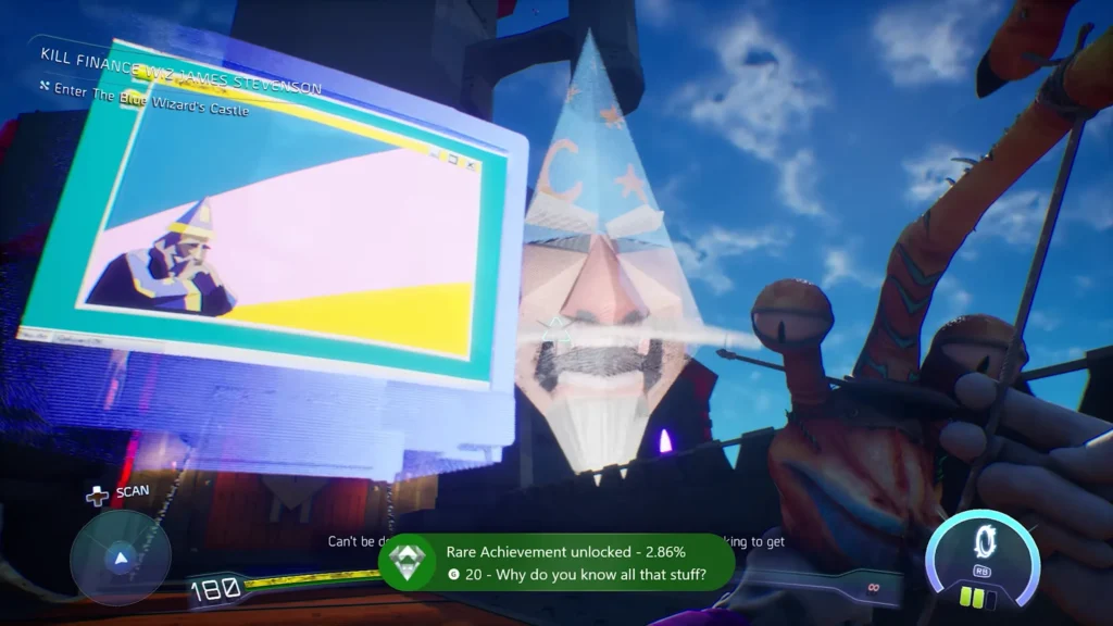 High on life 2 blue wizard riddle trophy