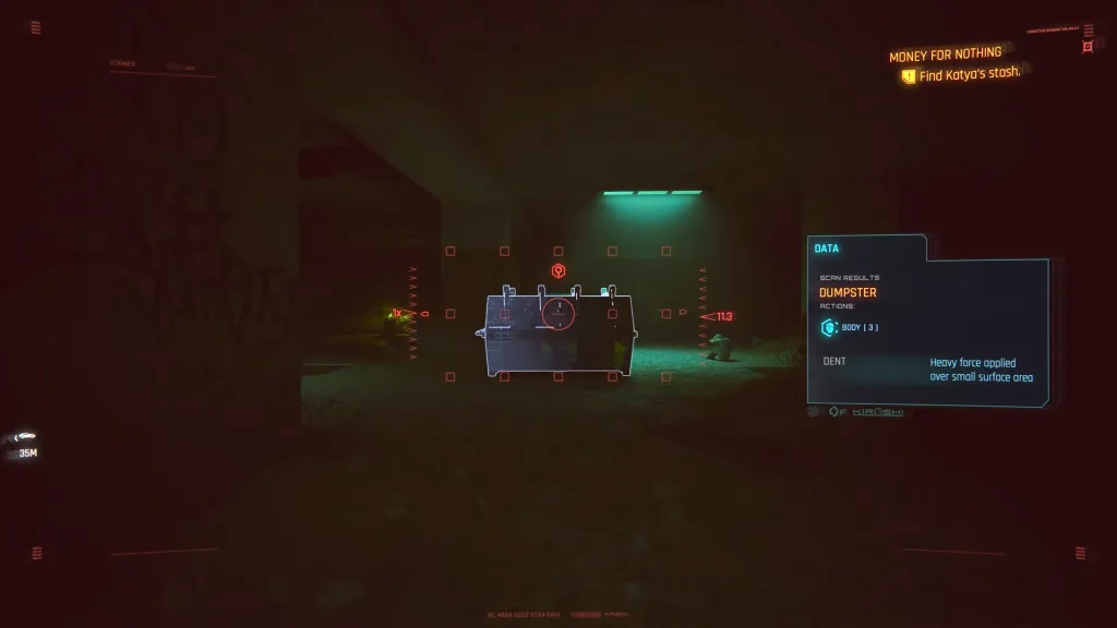 Cyberpunk 2077 Money For Nothing Quest