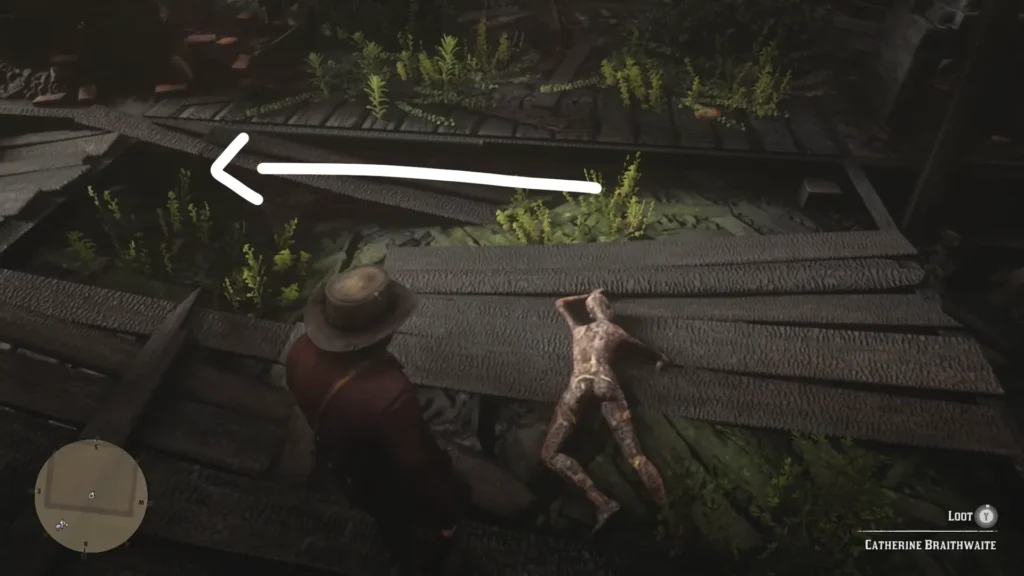 RDR2 Braithwaite Manor Gold Bar Location