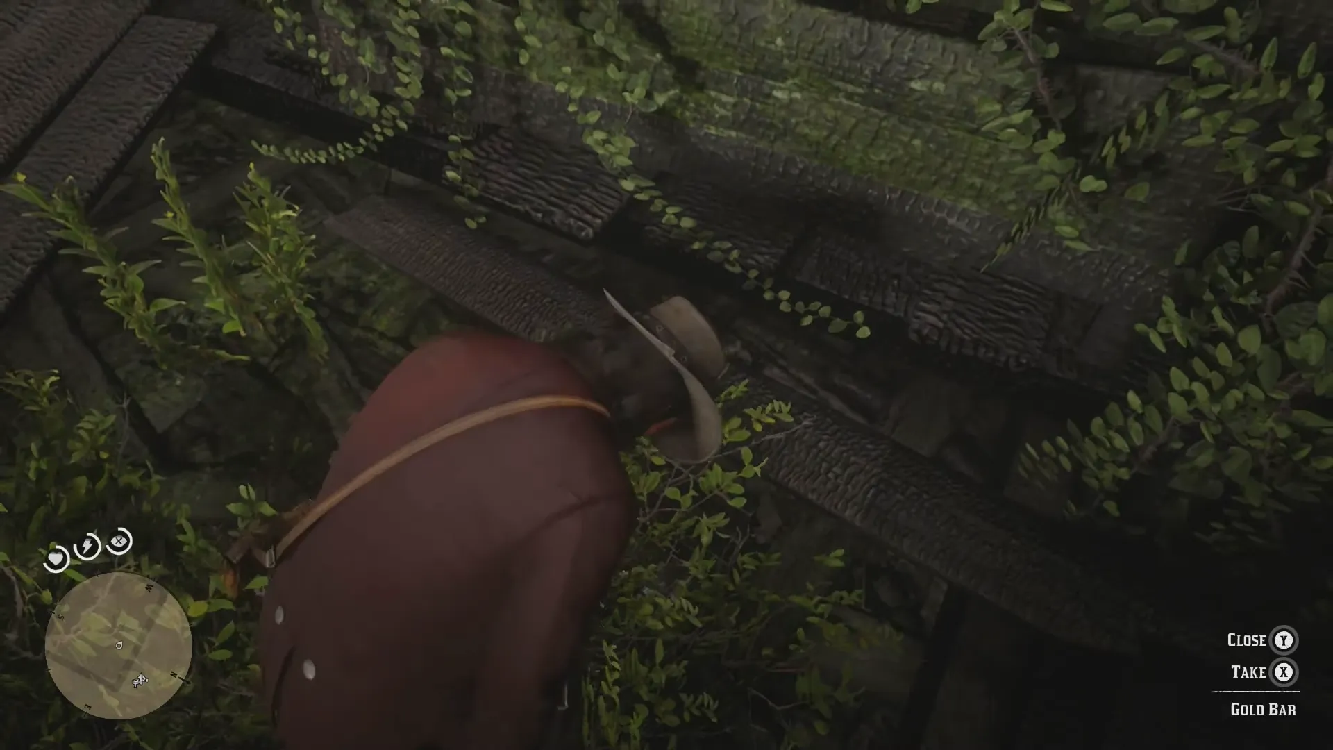 RDR2 Braithwaite Manor Gold Bar Location 2
