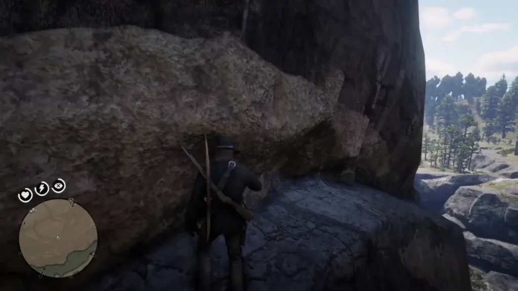 RDR2 high stakes treasure map 3 location fort wallace hill 4