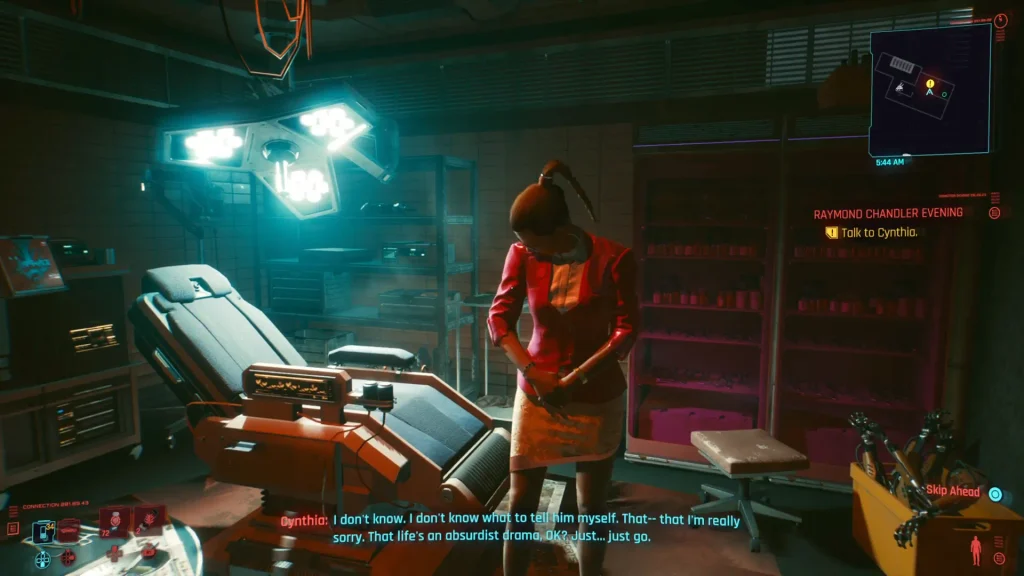 Cyberpunk 2077 Raymond Chandler Evening Quest