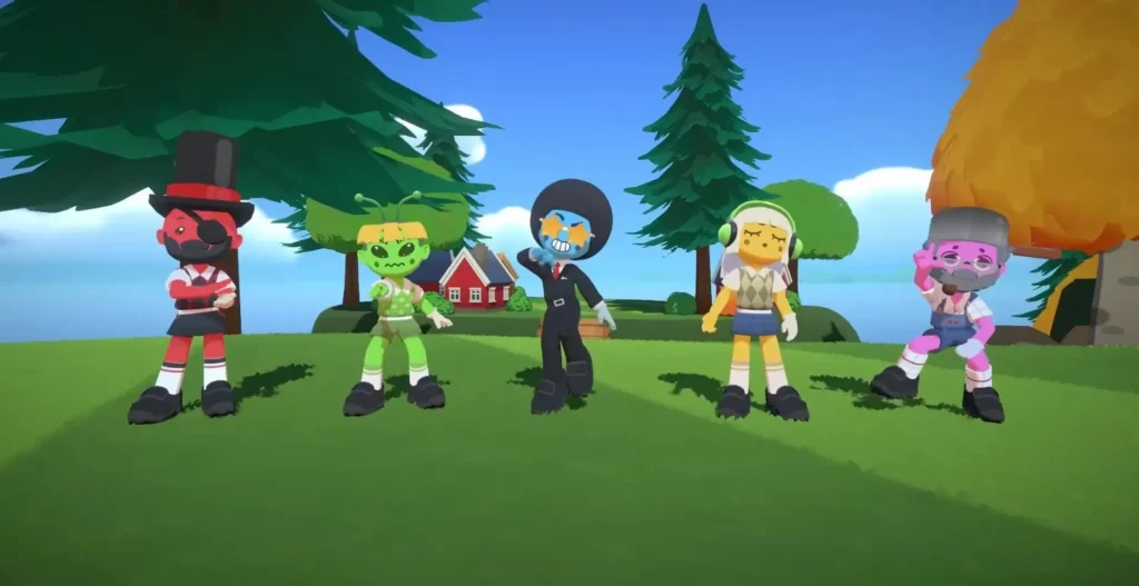 Super Battle Golf Cosmetics characters