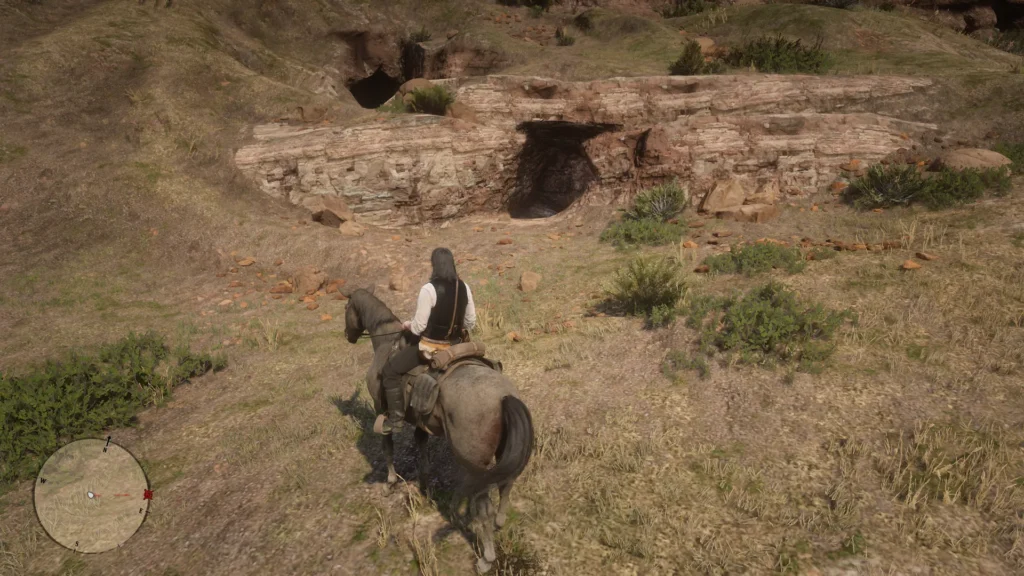 RDR2 The mended map location in Rattlesnake Hollow in a cave (1)