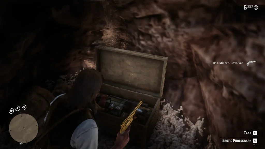 RDR2 The mended map location in Rattlesnake Hollow in a cave (2)