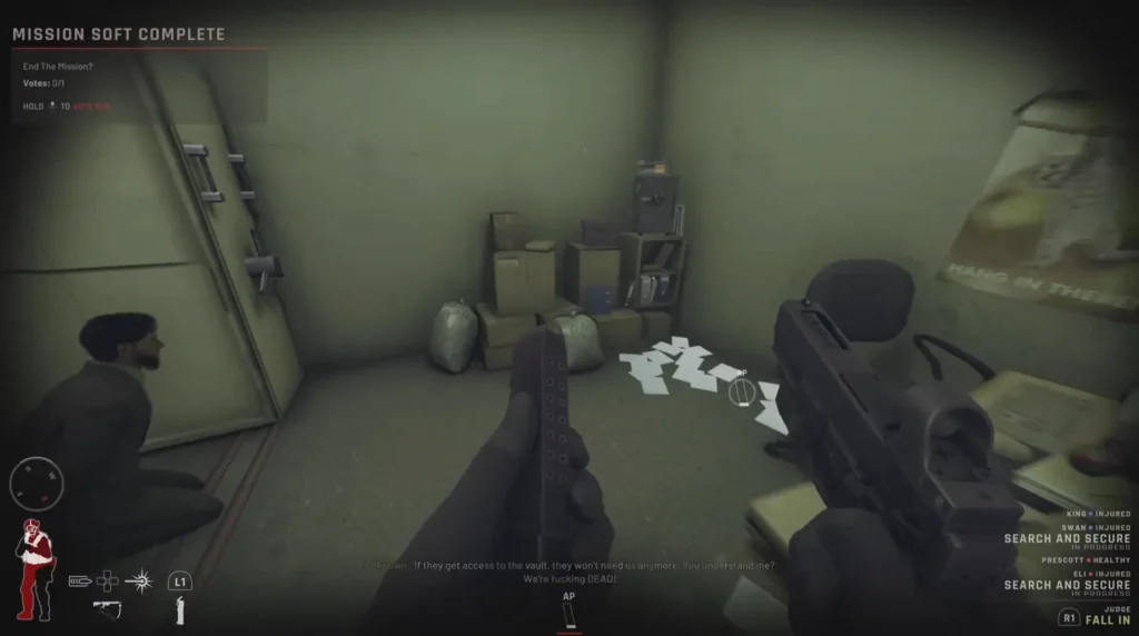 Ready or Not All Gods Burn safe opening Archive Room 1