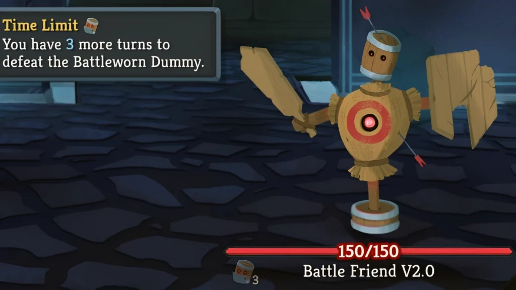 Slay the Spire 2 Battleworn Dummy - Setting 2 - Fight a 150 HP dummy
