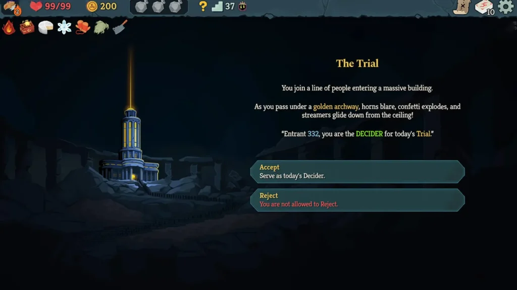 Slay the Spire 2 What is The Trial Event