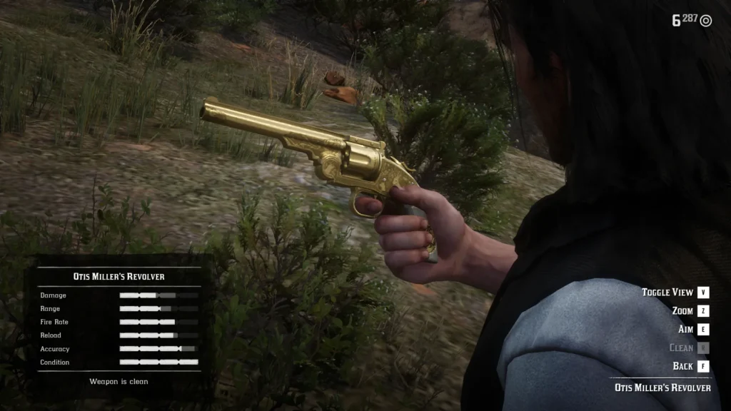 rdr2 Otis Miller’s Revolver showcase