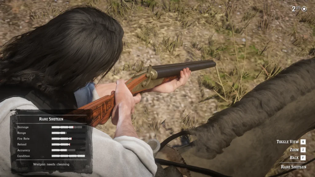 rdr2 rare shotgun showcase