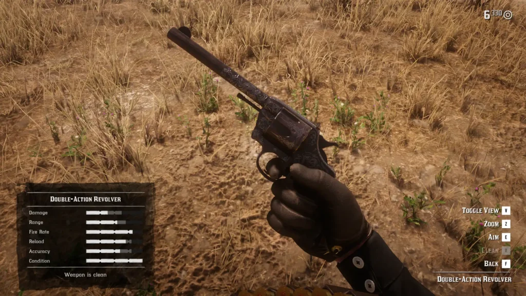 All RDR2 Revolvers and Pistols Double-Action Revolver