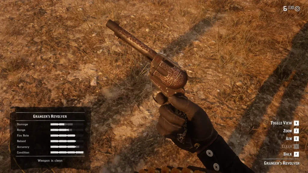 All RDR2 Revolvers and Pistols Granger's Revolver