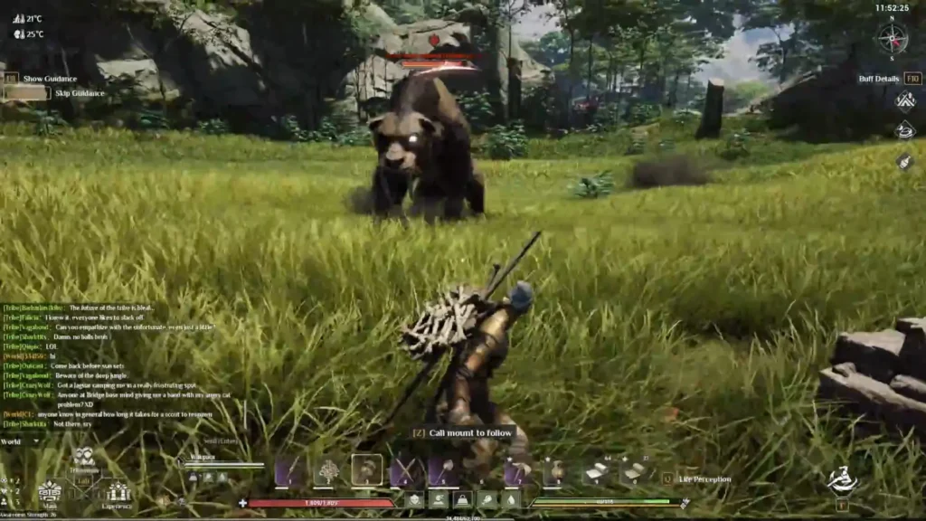 Fighting Sabertooth for Blue Crystal