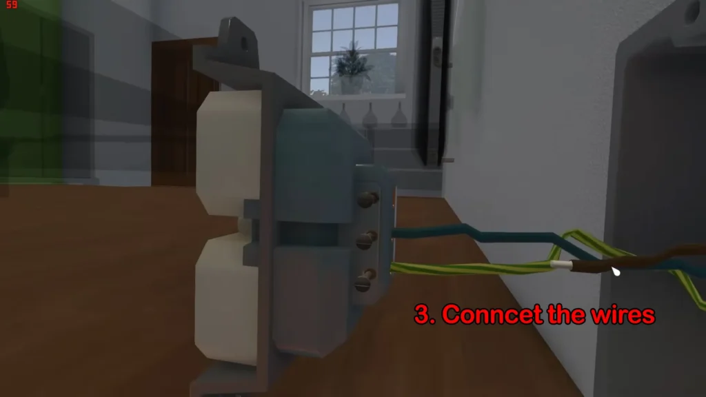 House Flipper repair outlet connect wires