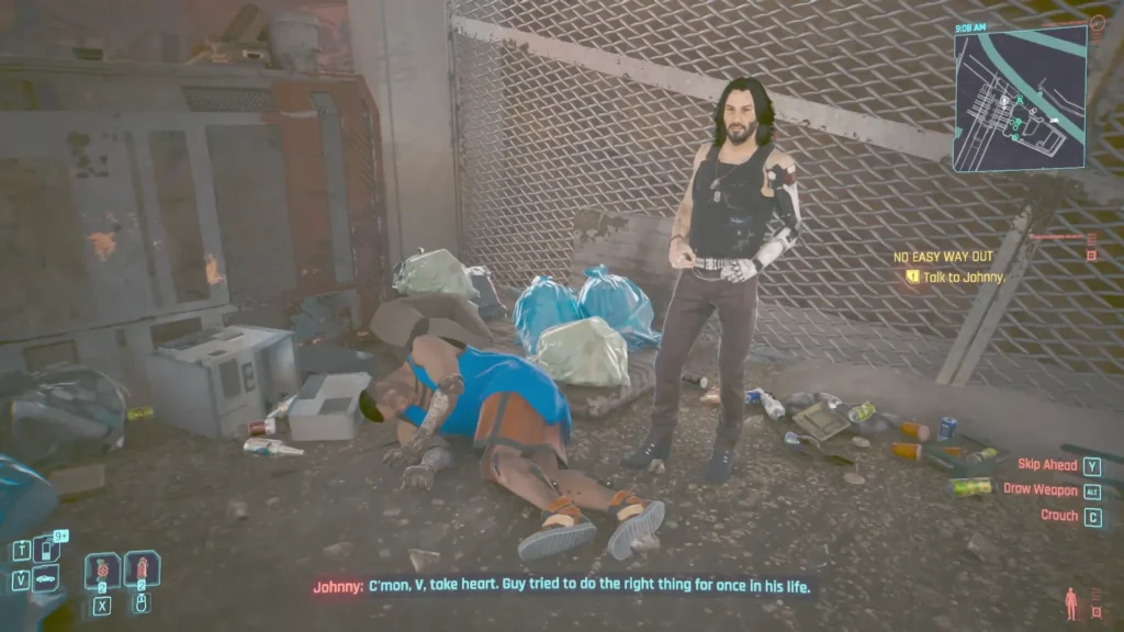 Cyberpunk 2077 No Easy Way Out Aaron body
