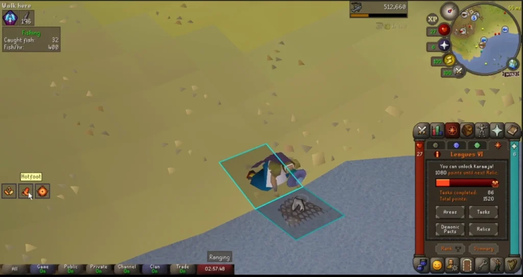 OSRS Leagues 6 Fishing Basics