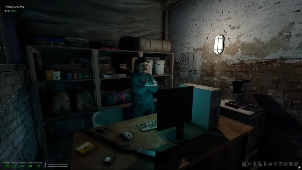 Road to Vostok Generalist in Attic Shelter