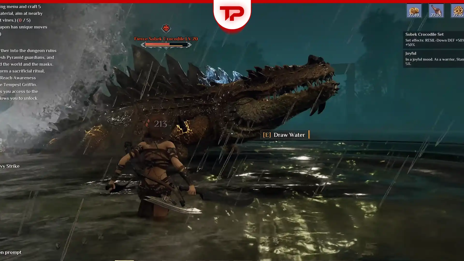 Soulmask Sobek Crocodile Boss Fight Guide how to defeat it
