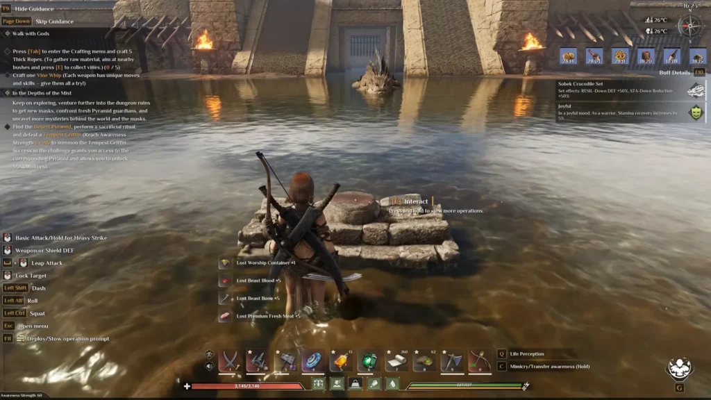 Soulmask Sobek Crocodile Boss Fight how to start