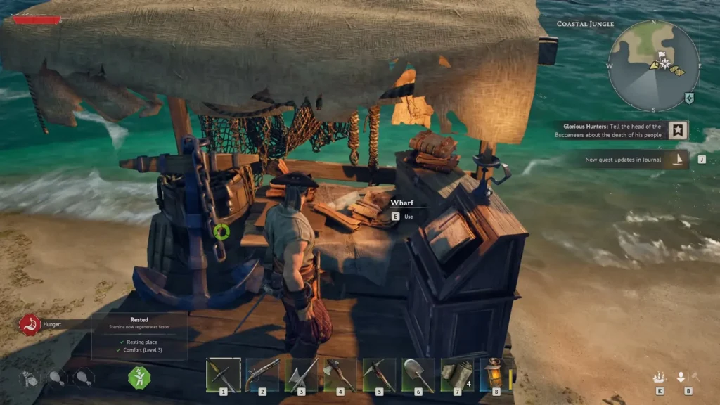 Windrose build your wharf near the water