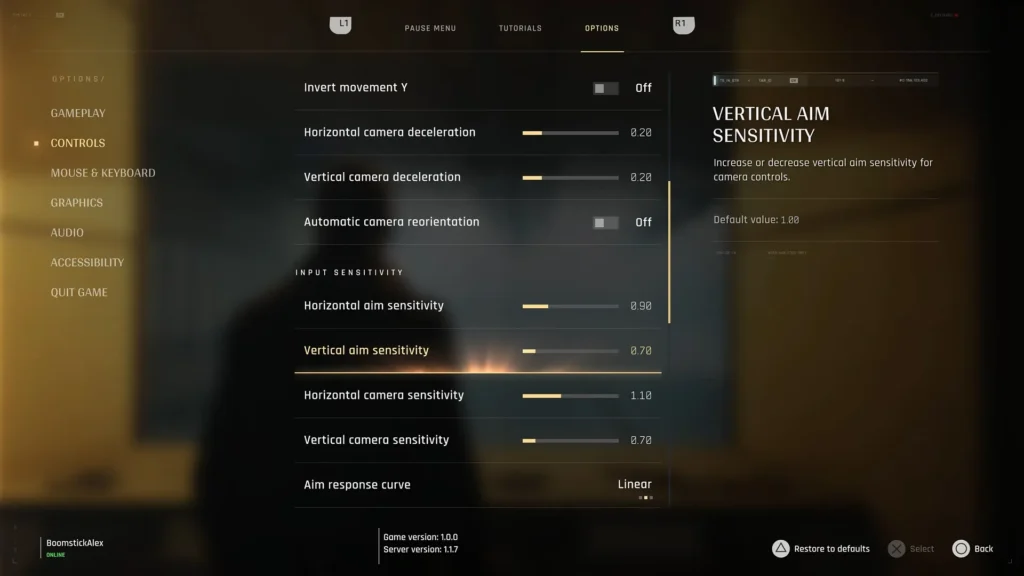 007 First Light Best Controller Aim Settings