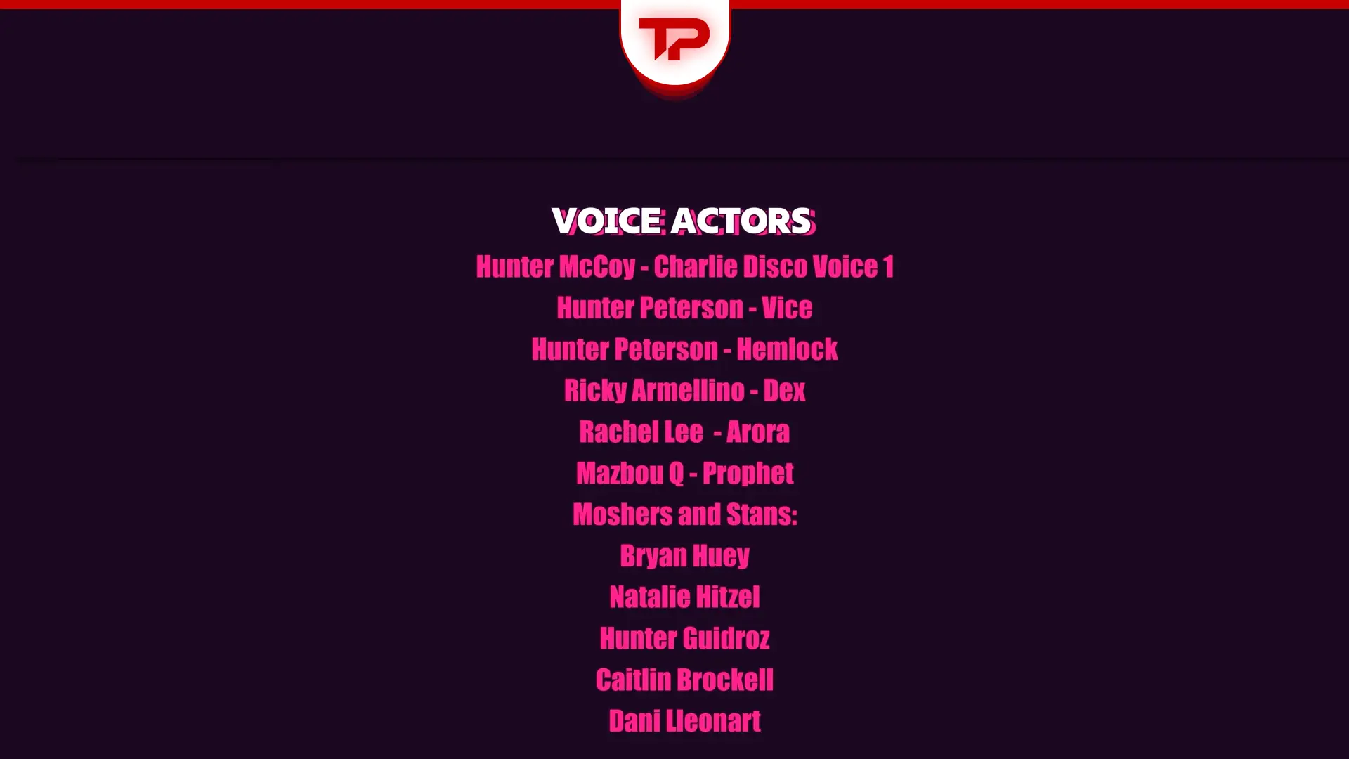 Dead as Disco Voice Actors