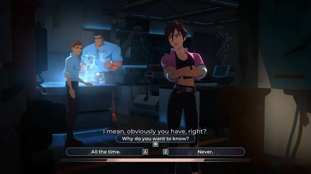 Dispatch Invisigal shows up at the lab