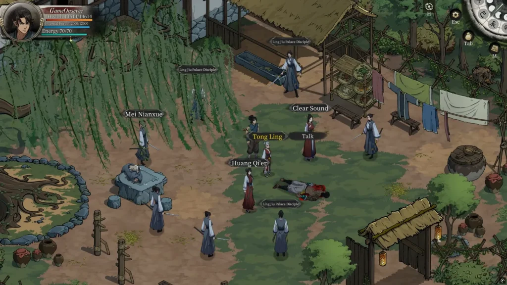 Psychic Kung Fu Master Explore Village
