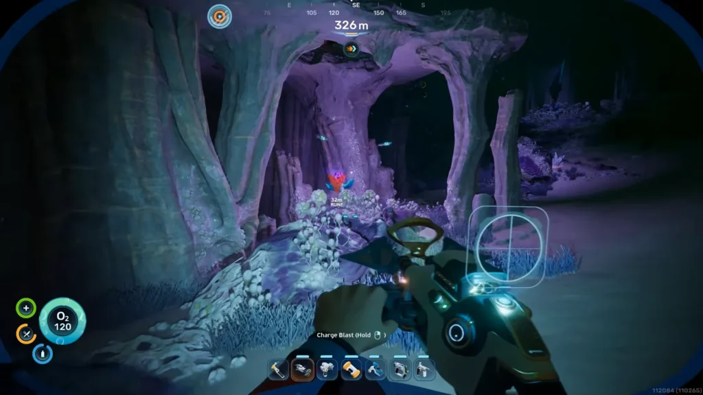 Reach the Alien Ruins