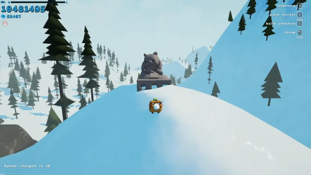 Sledding Game Characters Black Bear location (2)