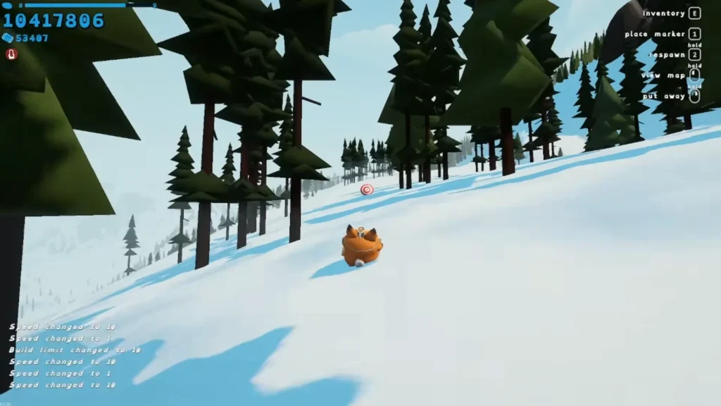 Sledding Game Characters Fox location (3)