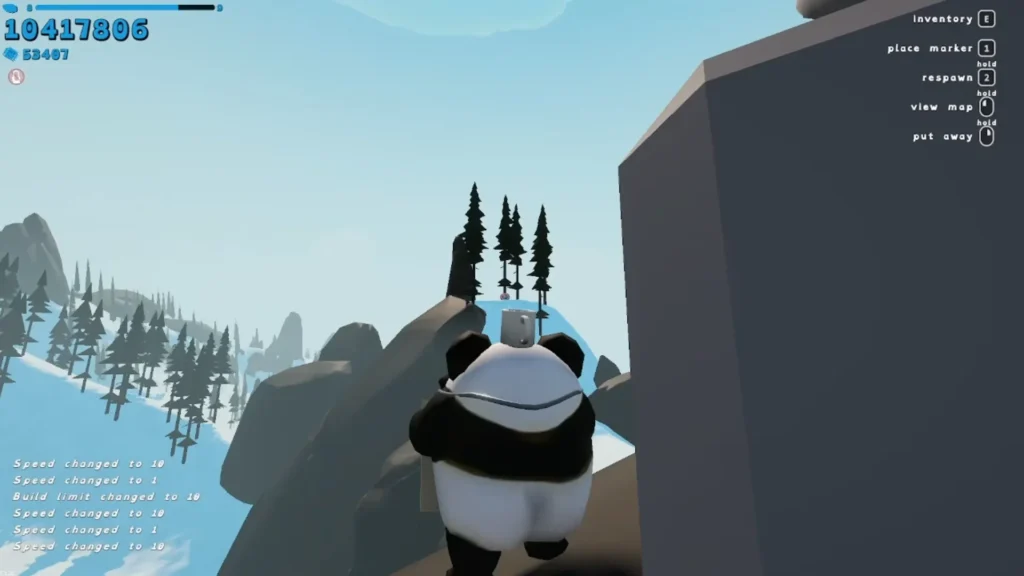 Sledding Game Characters Panda location (3)