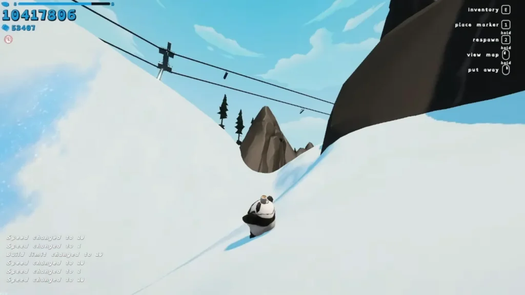 Sledding Game Characters Panda location (5)