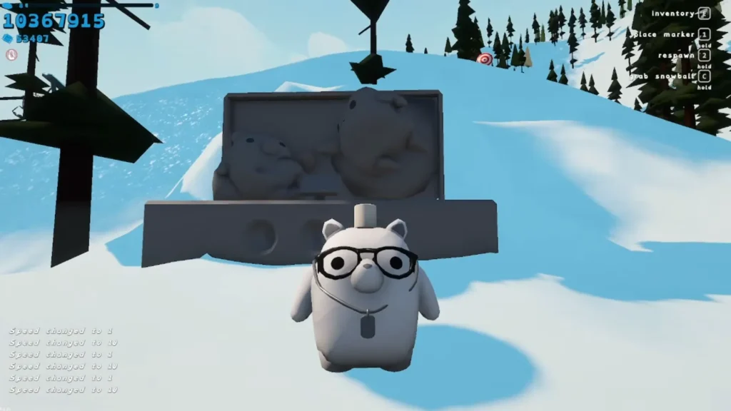 Sledding Game Characters Polar Bear location (1)