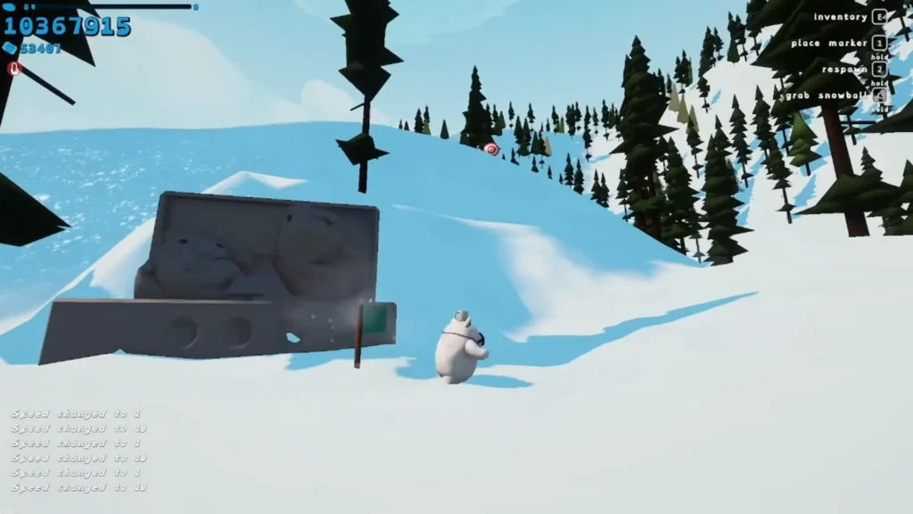 Sledding Game Characters Polar Bear location (4)