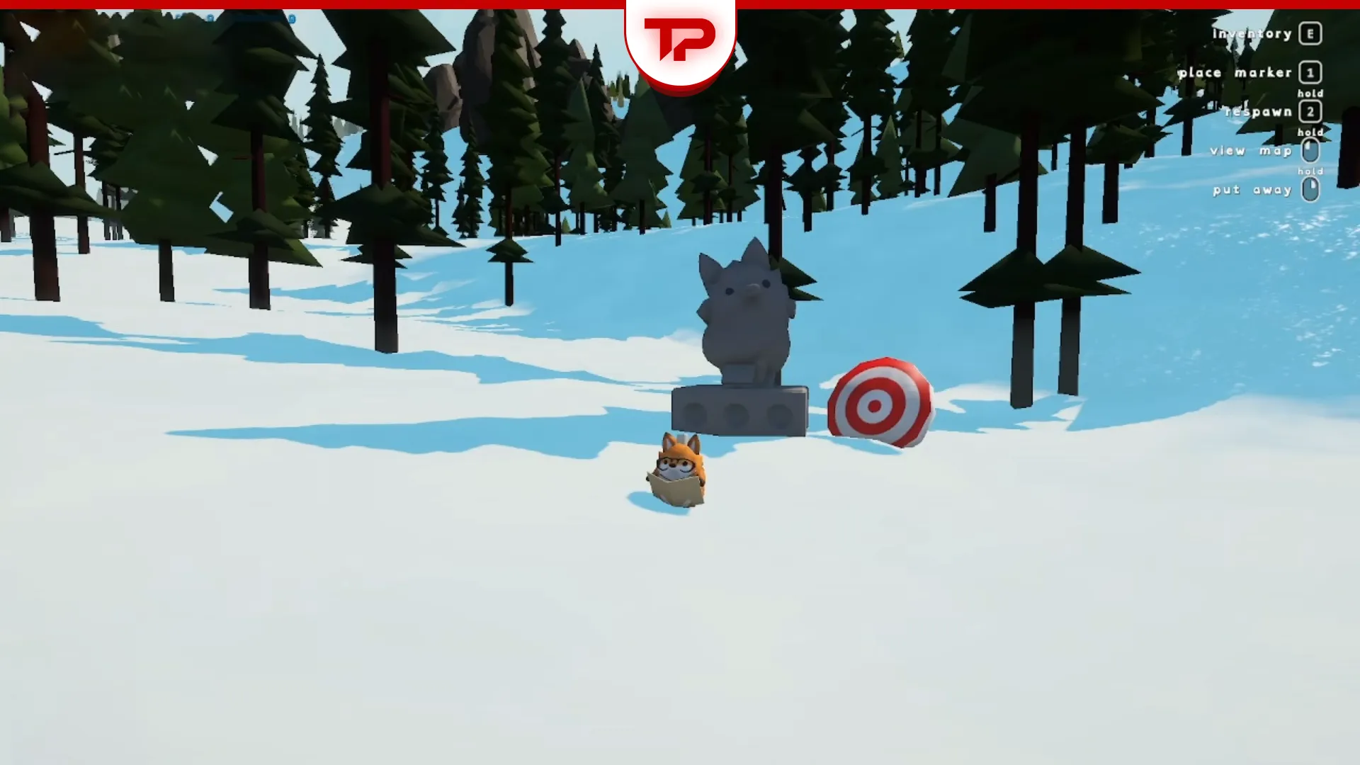 Sledding Game Fox