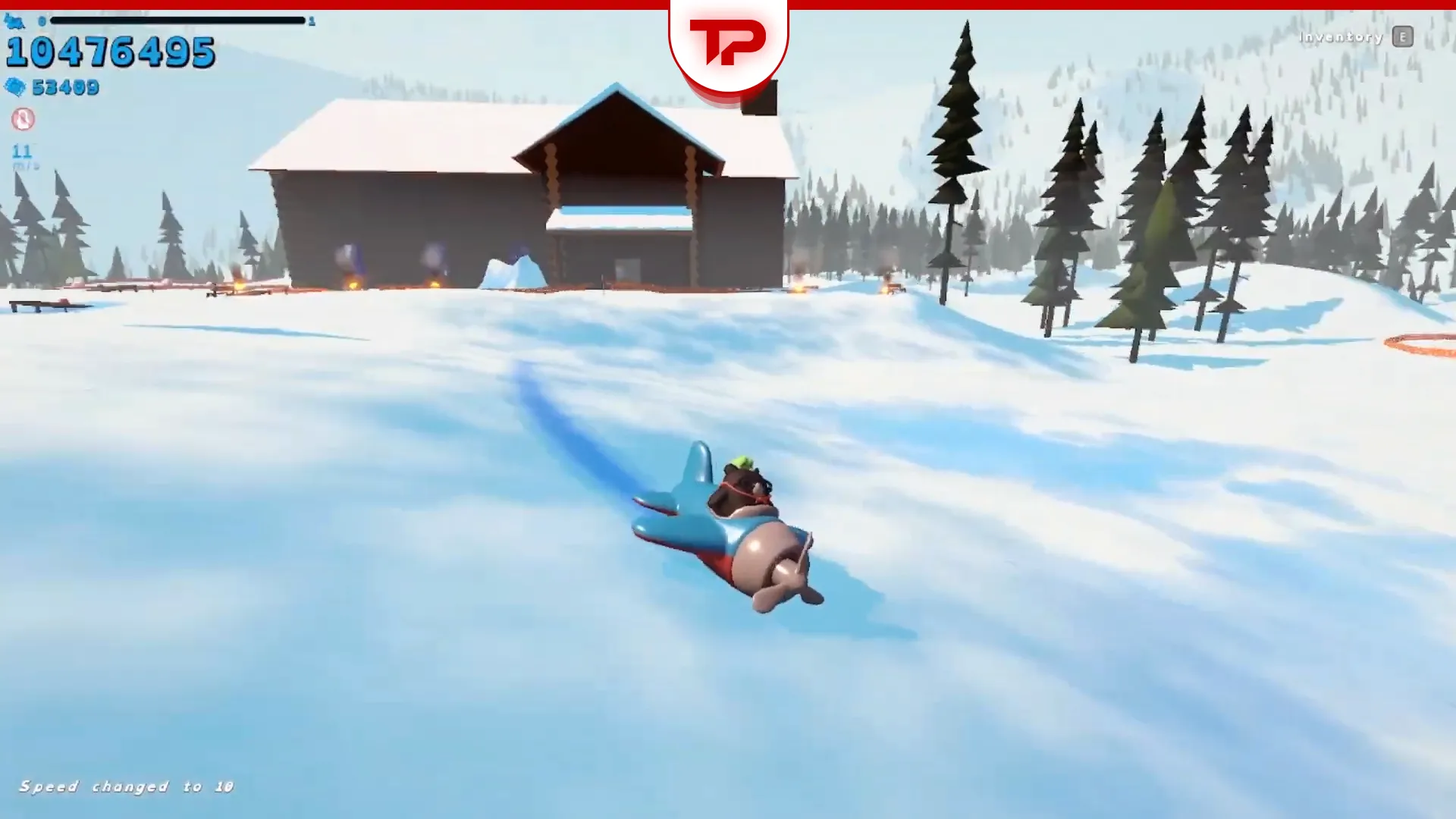 Sledding Game Plane Sled Guide