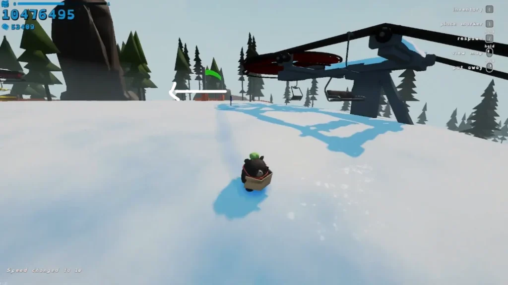 Sledding Game UFO Guide - How to Get the UFO (2)