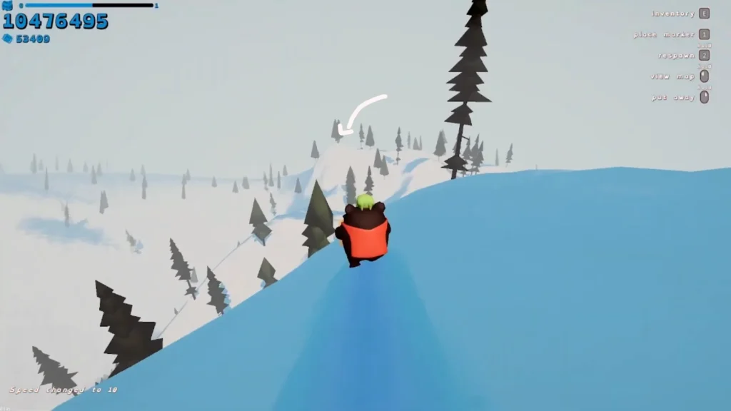 Sledding Game UFO Guide - How to Get the UFO (5)
