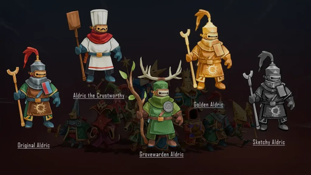 Spell Brigade Wizards Aldric skins