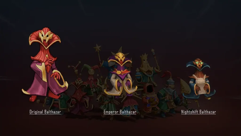 Spell Brigade Wizards Balthazar skins