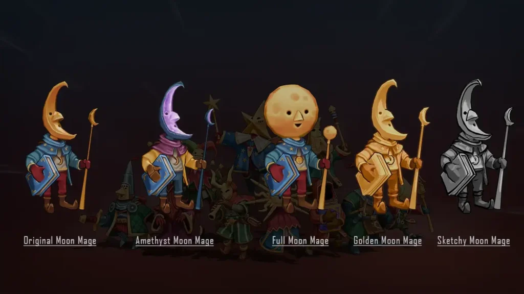 Spell Brigade Wizards Moon Mage skins