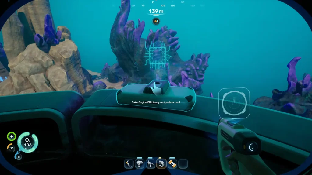 Subnautica 2 Engine Efficiency Upgrade location