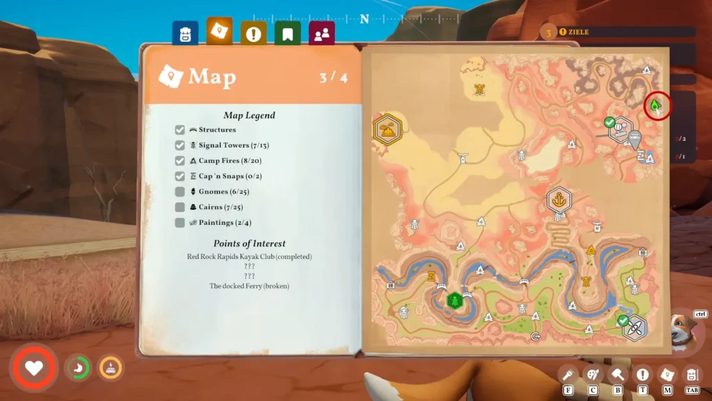 Outbound red ore map