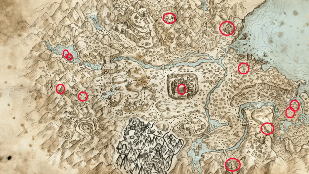 Exact Locations of All Alchemy Labs