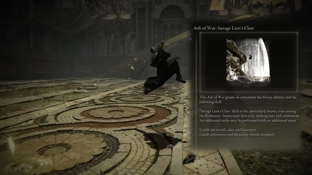 Ashes of War Savage Lion's Claw